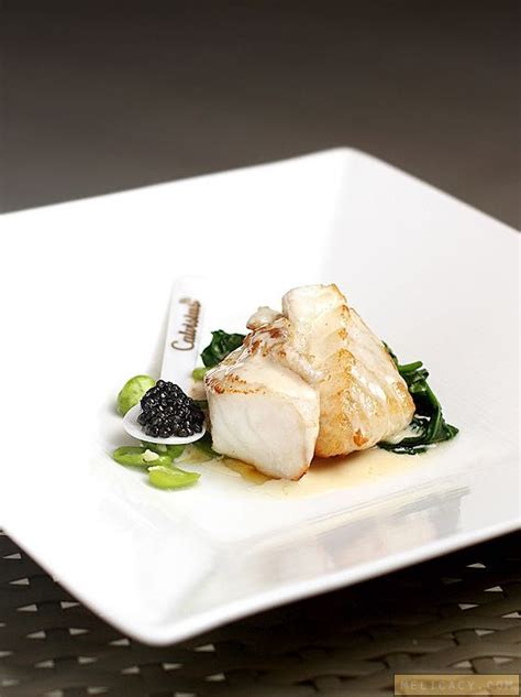 Take your regular seared Turbot fillet to a gourmet level with vodka ...