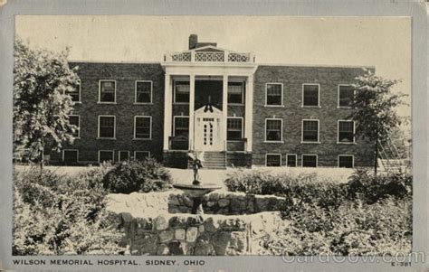 Wilson Memorial Hospital Sidney, OH Postcard