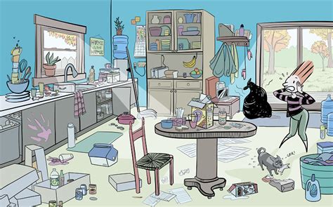 Messy Kitchen Cartoon Images | Bruin Blog