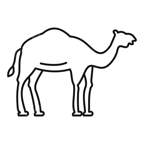 Camel Outline Clipart Vector, Egypt Camel Icon Outline Vector, Egypt Drawing, Camel Drawing ...