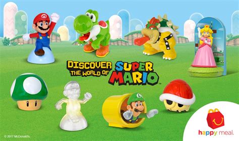 Super Mario Happy Meal Toys Now Available at McDonald's in the US ...