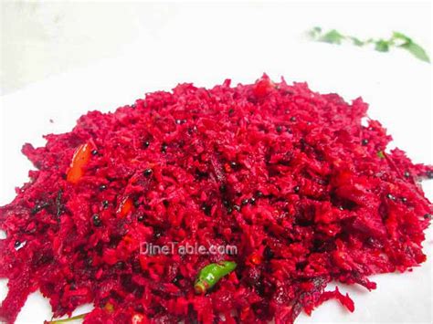 Beetroot Thoran Recipe | Side Dish