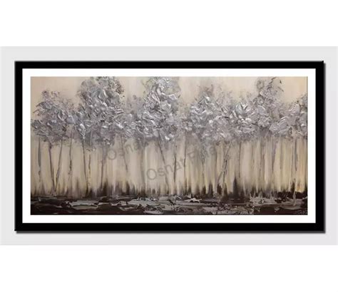 Print on paper - Silver Forest | Osnat Fine Art