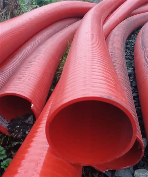 20 x 6" foot Red Alabama suction hose - Drumlish Farm Machinery