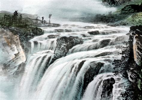 Waterfall Illustration Free Stock Photo - Public Domain Pictures