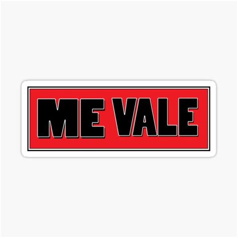 "Me Vale" Sticker for Sale by estudio3e | Redbubble