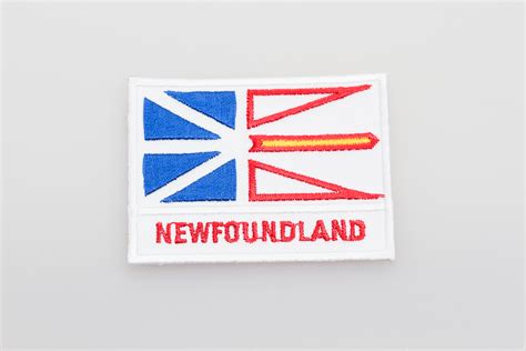 Newfoundland Flag Patch w/ Label – Flag Matrix