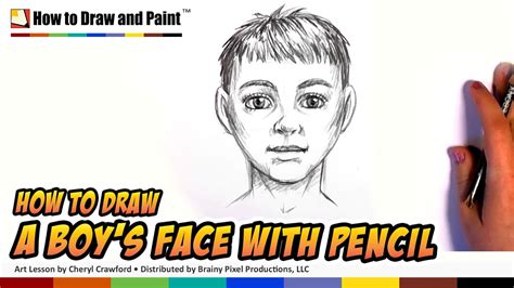 How to Draw a Boy - Draw a Face in Pencil - How to Draw a Person | CC - YouTube