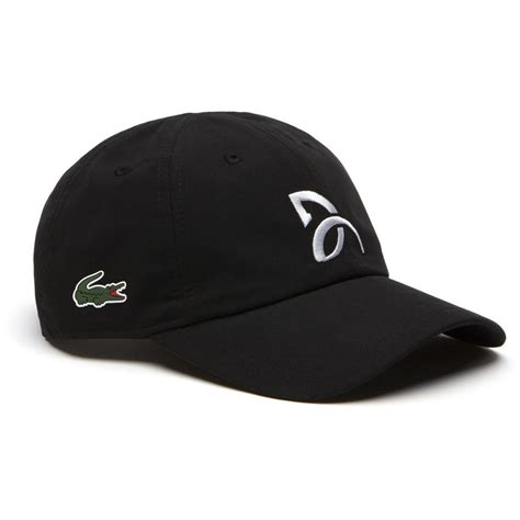 Lacoste Mens Novak Djokovic Cap - Black - Tennisnuts.com