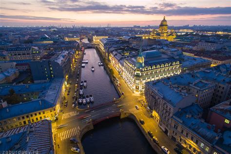 St. Petersburg at night – the view from above · Russia Travel Blog