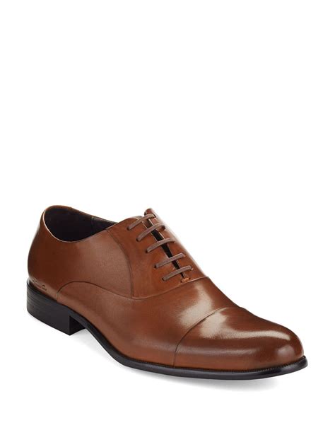 Kenneth cole Chief Council Dress Shoes in Brown for Men (cognac) | Lyst