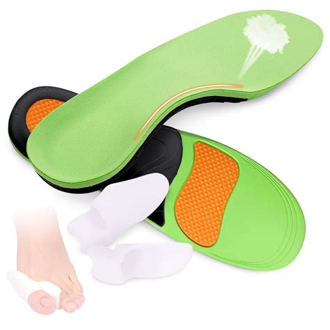 Kalevel Orthotic Arch Support Insoles Men Plantar Fasciitis Shoe ...