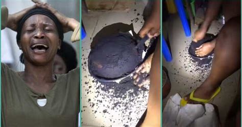 "Birthday Gone Wrong": Nigerian Baker Mistakenly Burns Client's Cake, Video Stirs Reactions ...