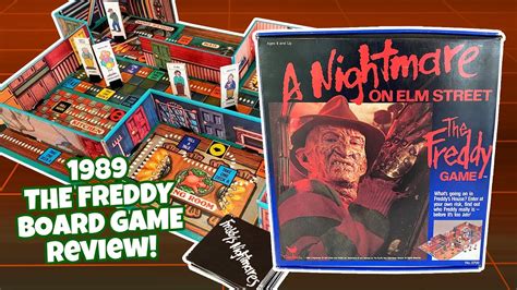 A Nightmare on Elm Street Board Game!!! 80's Freddy Krueger Game! - YouTube