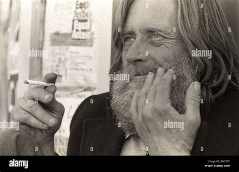 1960s musician Skip Spence outside a halfway house on the streets of Stock Photo, Royalty Free ...