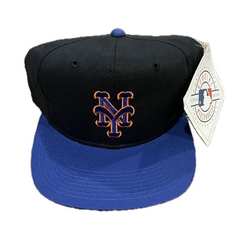 Vintage New York Mets Snapback Hat Cap MLB 90s NWT... - Depop