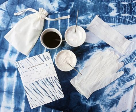 Natural indigo dyeing kit | Etsy