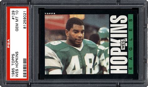 Auction Prices Realized Football Cards 1985 Topps Wes Hopkins