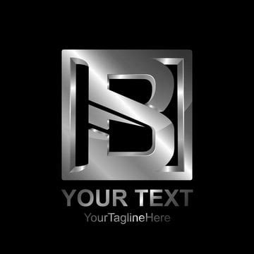 B Letter Negative Space Logo Template for Free Download on Pngtree