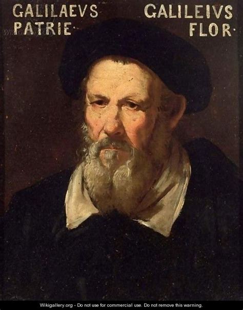 Portrait Of Galileo Galilei (1564-1642) - Italian School - WikiGallery.org, the largest gallery ...