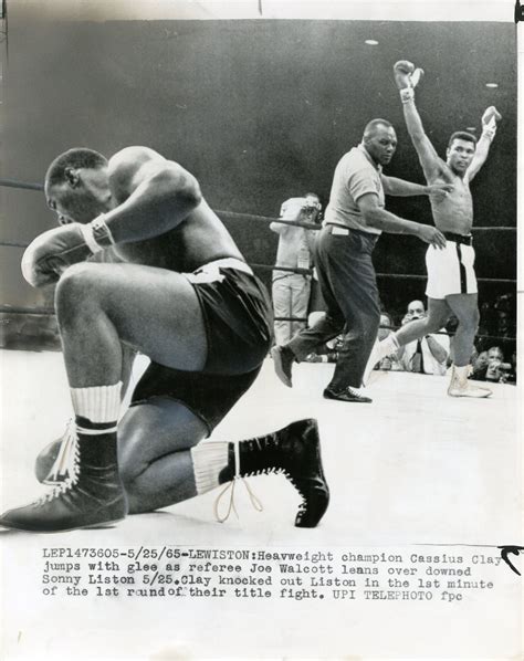 Lot Detail - Cassius Clay Vs. Sonny Liston II (1965) Original 11x14 ...