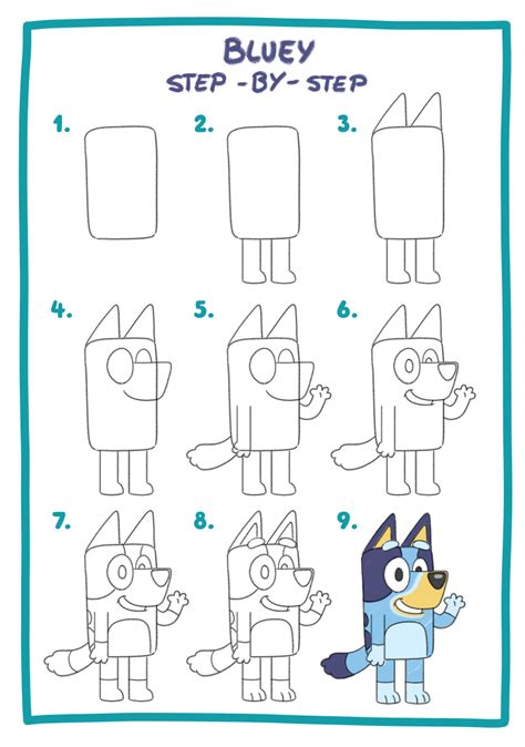 How to draw bluey – Artofit