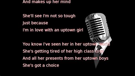 Song lyrics uptown girl billy joel - lasopafinda