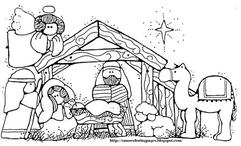 XMAS COLORING PAGES