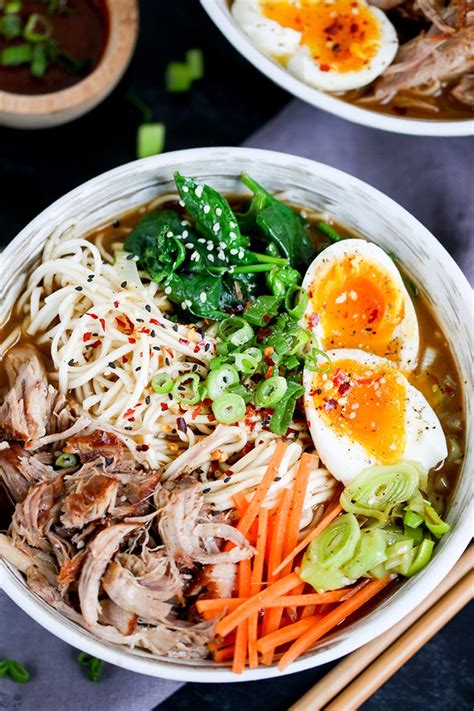 Spicy Pork Ramen Noodle Soup #Recipe