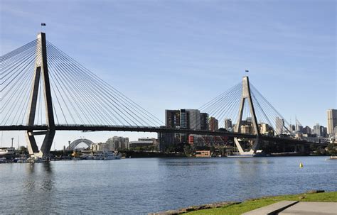 Sydney's Anzac Bridge | Spanning Johnstons Bay, the ANZAC Br… | Flickr