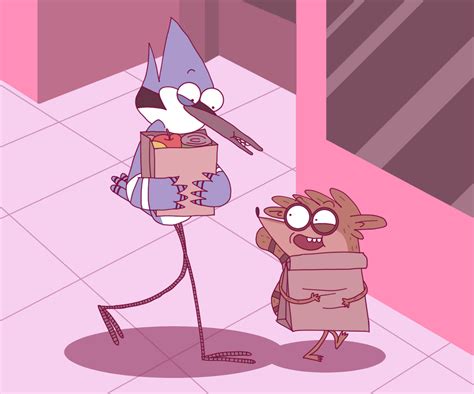 Mordecai and Rigby by OysteIce on DeviantArt