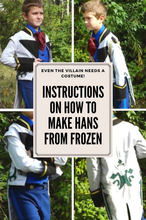 FROZEN Hans Costume | Frozen costume, Frozen hans, Frozen costume diy