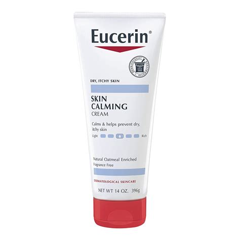 Eucerin Skin Calming Cream - Full Body Lotion for Dry, Itchy Skin ...