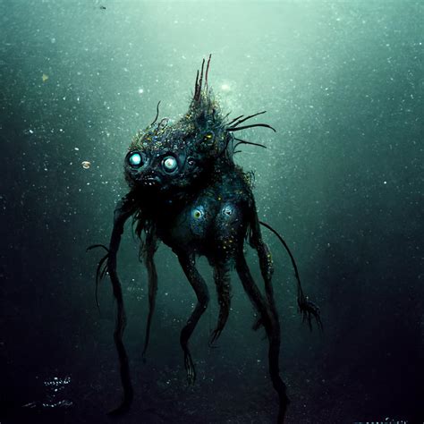 Deep Sea Undiscovered Creature .. art by MidJourneyAI : r/oddlyterrifying