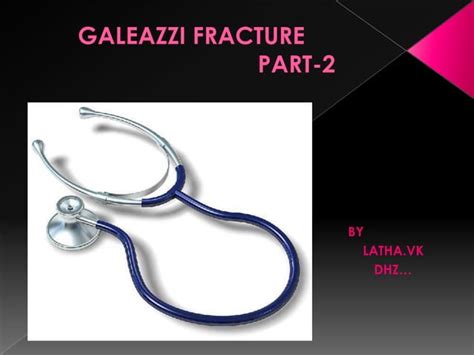 Conservative and Surgical Management of Galeazzi Fracture Complications ...