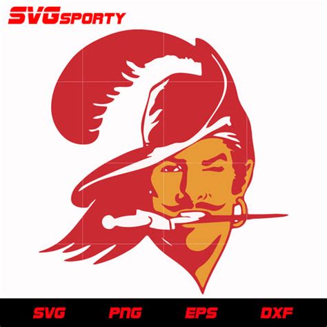 Tampa Bay Buccaneers Mascot Logo svg, nfl svg, eps, dxf, png, digital ...