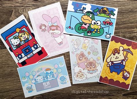 Made these Sanrio mini posters to add to my Animal Crossing amiibo collection! Thought you guys ...