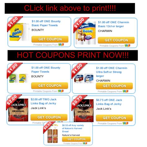 HOT $1/1 Charmin & Bounty Printable ~ Click here to print now!!!! ⋆ ...