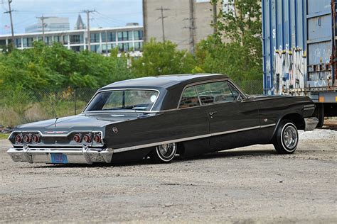 1963 Chevrolet Impala SS Passenger Side Rear View - Lowrider