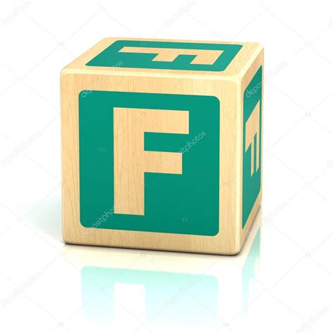 Letter f alphabet cubes font — Stock Photo © koya979 #25801653