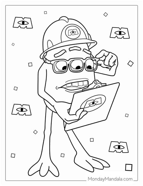 Monsters Inc Fungus Coloring Pages