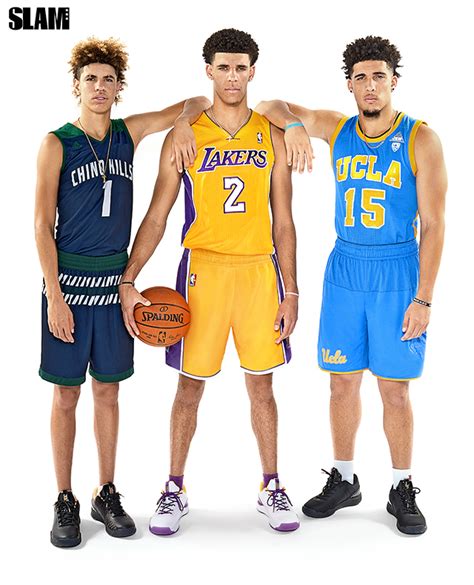 Lonzo, LiAngelo and LaMelo Ball Cover SLAM 211, Our First Ever Future Issue