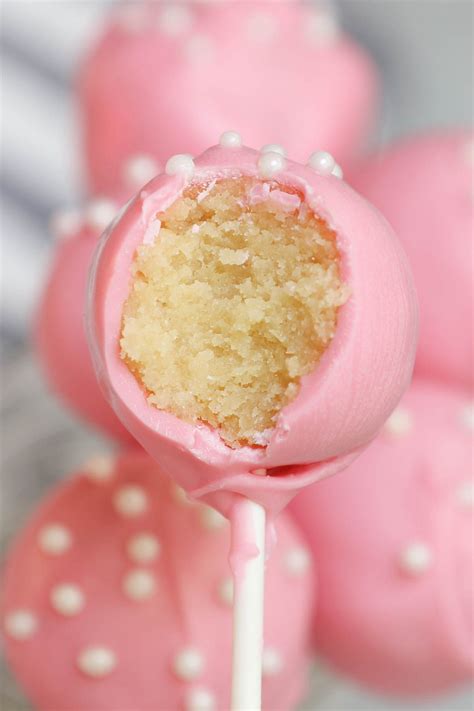 Starbucks Cake Pops Copycat (Easy Birthday Vanilla Cake Pop Recipe) - IzzyCooking in 2022 ...