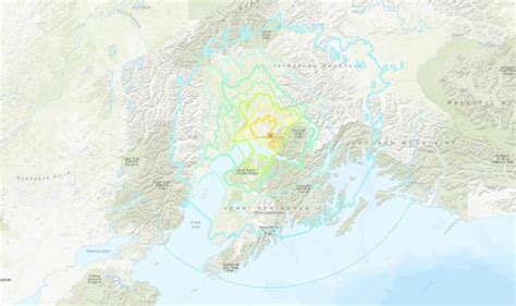 Alaska earthquake MAP: Where did Alaska earthquake hit? Where is tsunami warning? | World | News ...