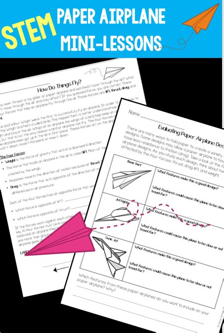 End of Year Activity: Paper Airplane STEM Activities with Lesson Plan | End of year activities ...