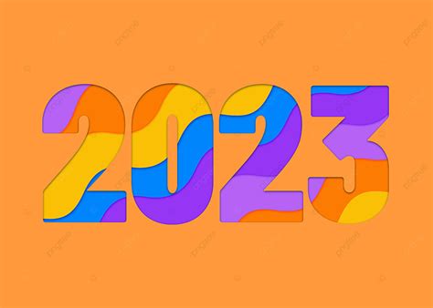 2023 New Year Orange Background Horizontal Map, 2023, New Year, Happy New Year Background Image ...