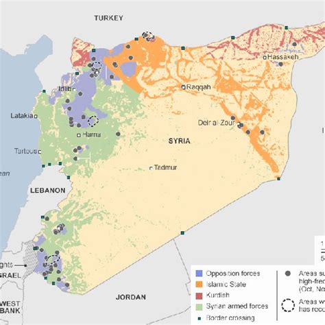 Mapping the conflict in Syria, December 2014. | Download Scientific Diagram