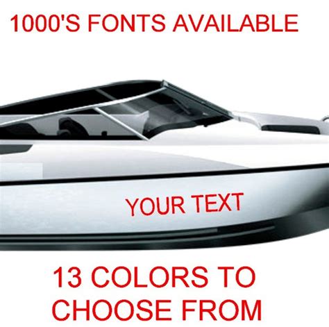 2 X Custom Boat Name Graphics,decals,vinyl Stickers - Etsy