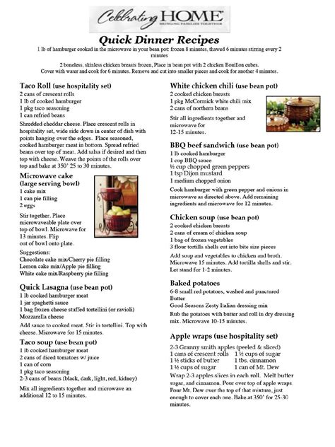 www.cherylmarrant.com | Bean pot, One pot dinners, Recipes