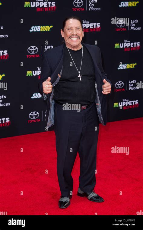 Danny Trejo arrives at the premiere of Disney's 'Muppets Most Wanted' at the El Capitan Theatre ...